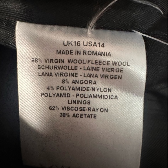 Jaeger Women's Gray Wool Blazer size 14 - Picture 10 of 14